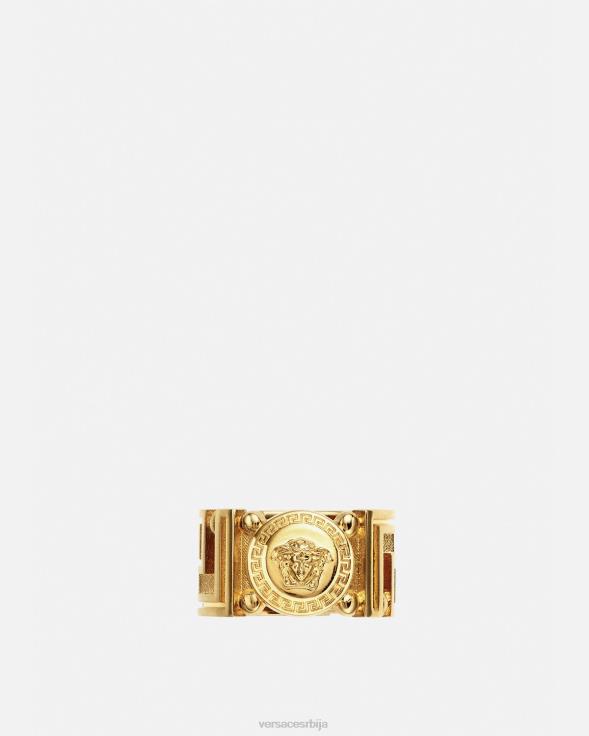 Жене Versace злато Медуса Греца прстен Прибор 2DJLH751