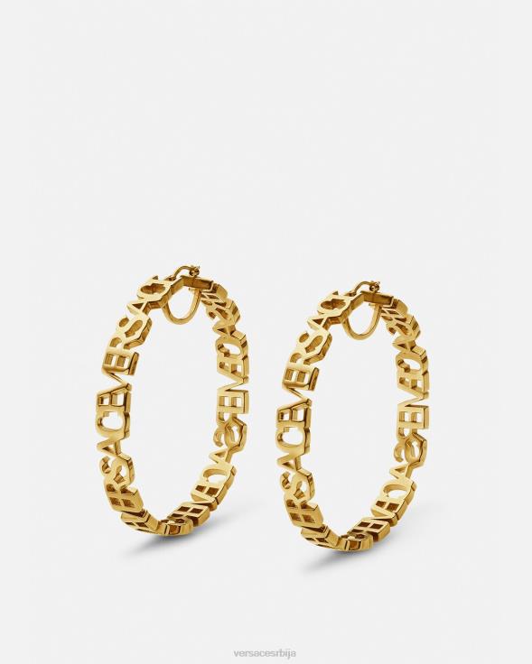 Жене Versace злато минђуше са логом Прибор 2DJLH803