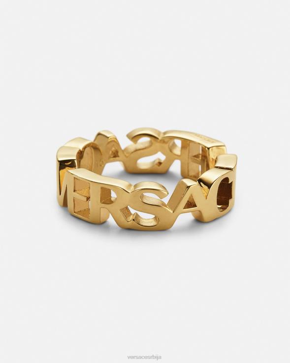 Жене Versace злато лого прстен Прибор 2DJLH805