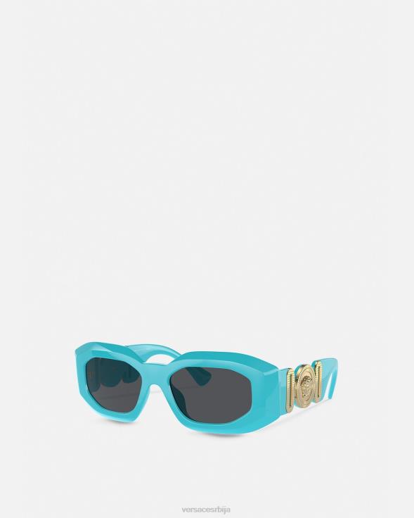 Жене Versace Плави маки медуса биггие наочаре за сунце Прибор 2DJLH594