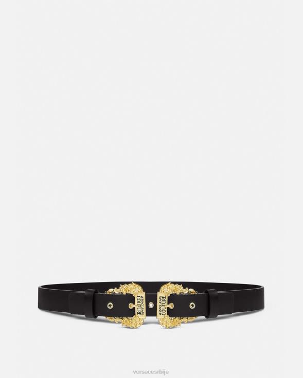 Жене Versace црн цоутуре1 појас Прибор 2DJLH2325