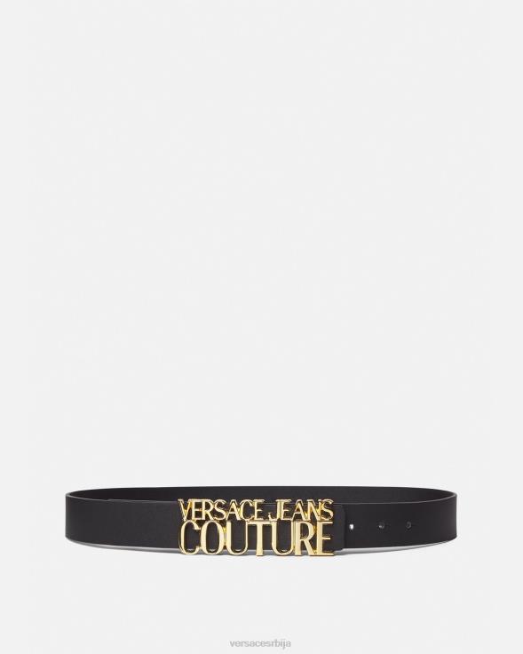 Жене Versace црн лого појас Прибор 2DJLH2330