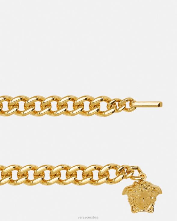 Жене Versace злато ла медуза ланчани појас Прибор 2DJLH544