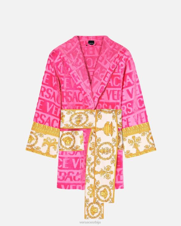 Жене Versace фуксија свуда кратак баде мантил доњи веш и одећа за плажу 2DJLH1093