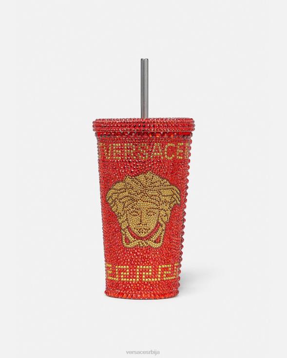 Жене Versace црвена кристална медуза путна чаша доњи веш и одећа за плажу 2DJLH1207