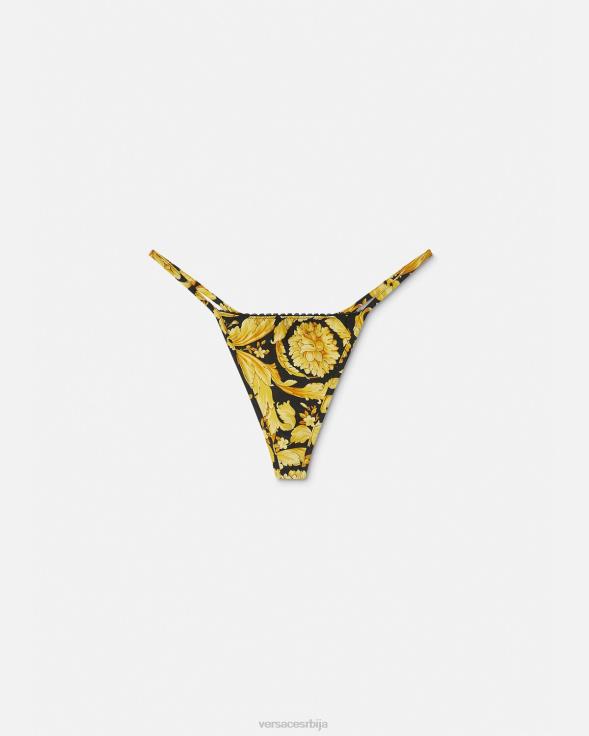 Жене Versace принт свилене танге са бароко принтом доњи веш и одећа за плажу 2DJLH1071