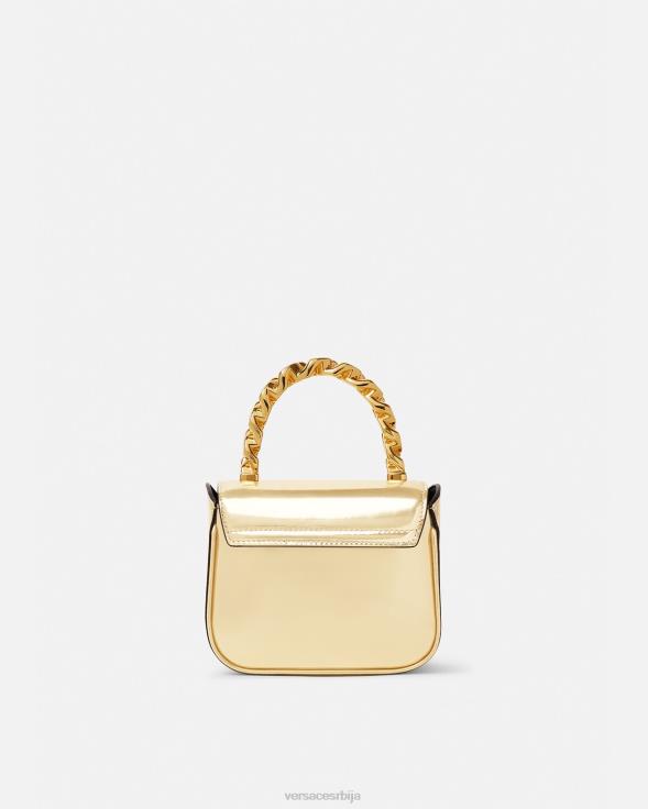 Жене Versace злато ла медуса мини торба торбе 2DJLH310
