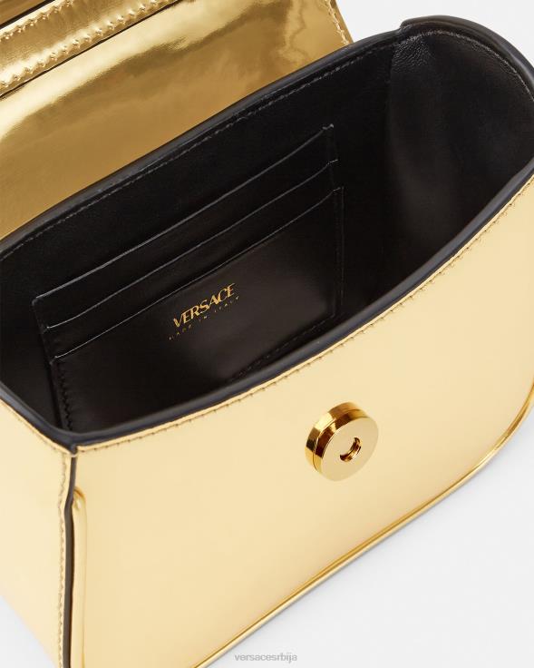 Жене Versace злато ла медуса мини торба торбе 2DJLH310