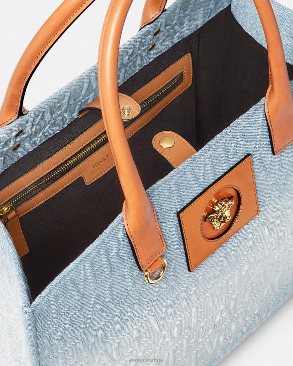 Жене Versace светло плава свуда велика торба од тексаса торбе 2DJLH324