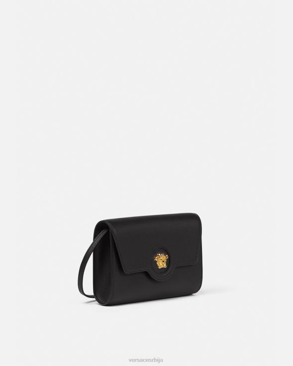 Жене Versace црн ла медуса торба за крст торбе 2DJLH344