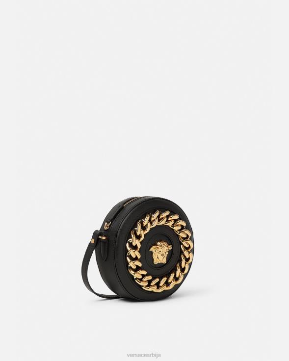Жене Versace црн ла медуса округла торба за камеру торбе 2DJLH355