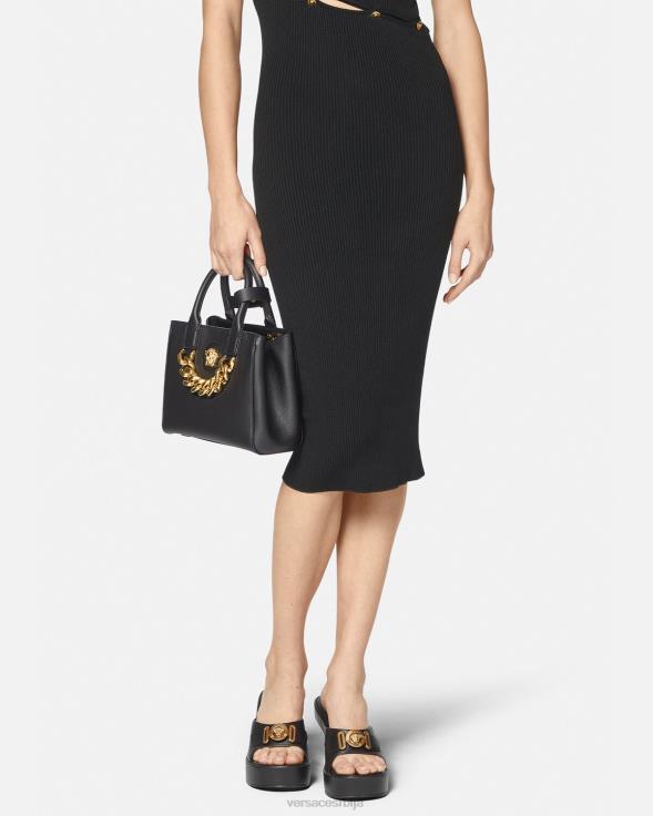 Жене Versace црн ла медуса мала торба торбе 2DJLH362
