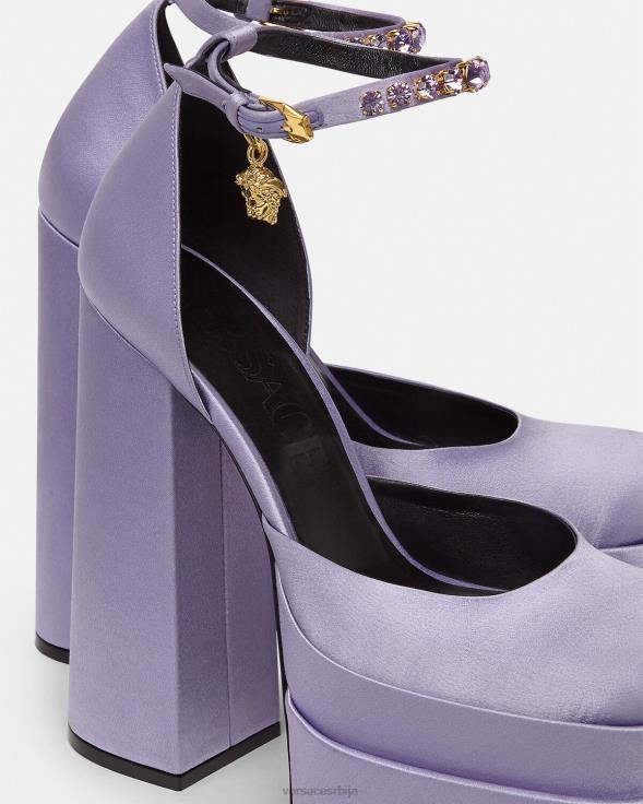 Жене Versace лила медуса аевитас платформске пумпе ципела 2DJLH422