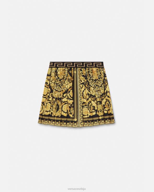 деца Versace принт бароко плисирана сукња одећу 2DJLH1957