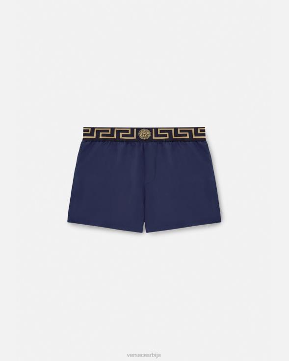 мушкарци Versace Плави греца борд шорц за купање доњи веш и одећа за плажу 2DJLH1814
