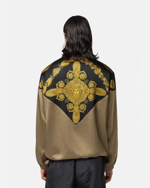 мушкарци Versace принт масцхера барокни блузон сако одећу 2DJLH1236