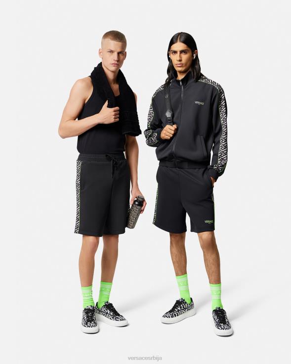 мушкарци Versace принт ла греца најлон шорц за теретану одећу 2DJLH1459