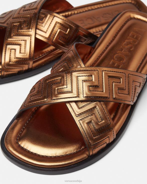 мушкарци Versace бронза греца сандале ципела 2DJLH1595