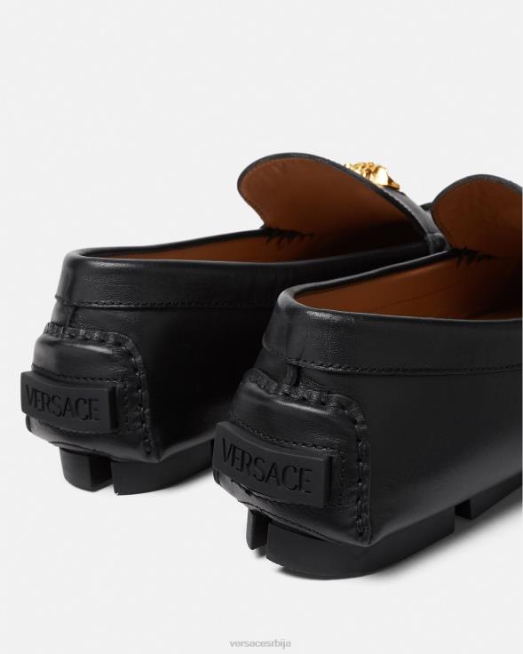 мушкарци Versace црн ципеле возача ла медуса ципела 2DJLH1602
