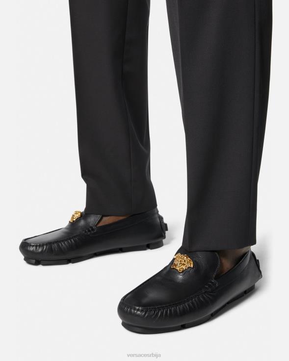 мушкарци Versace црн ципеле возача ла медуса ципела 2DJLH1602